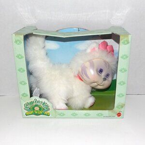 1996 Mattel Cabbage Patch Kids Adopt ‘N Luv Pet 8” White Cat New Sealed